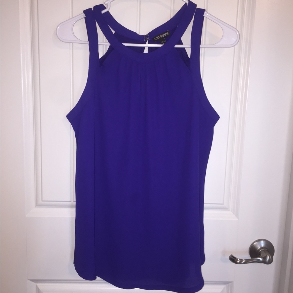 Express chiffon dressy tank